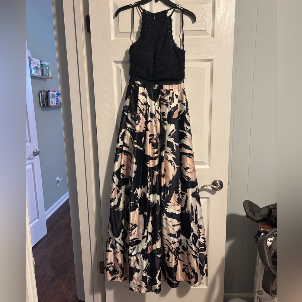 Betsy & Adam Navy Dress two piece dress